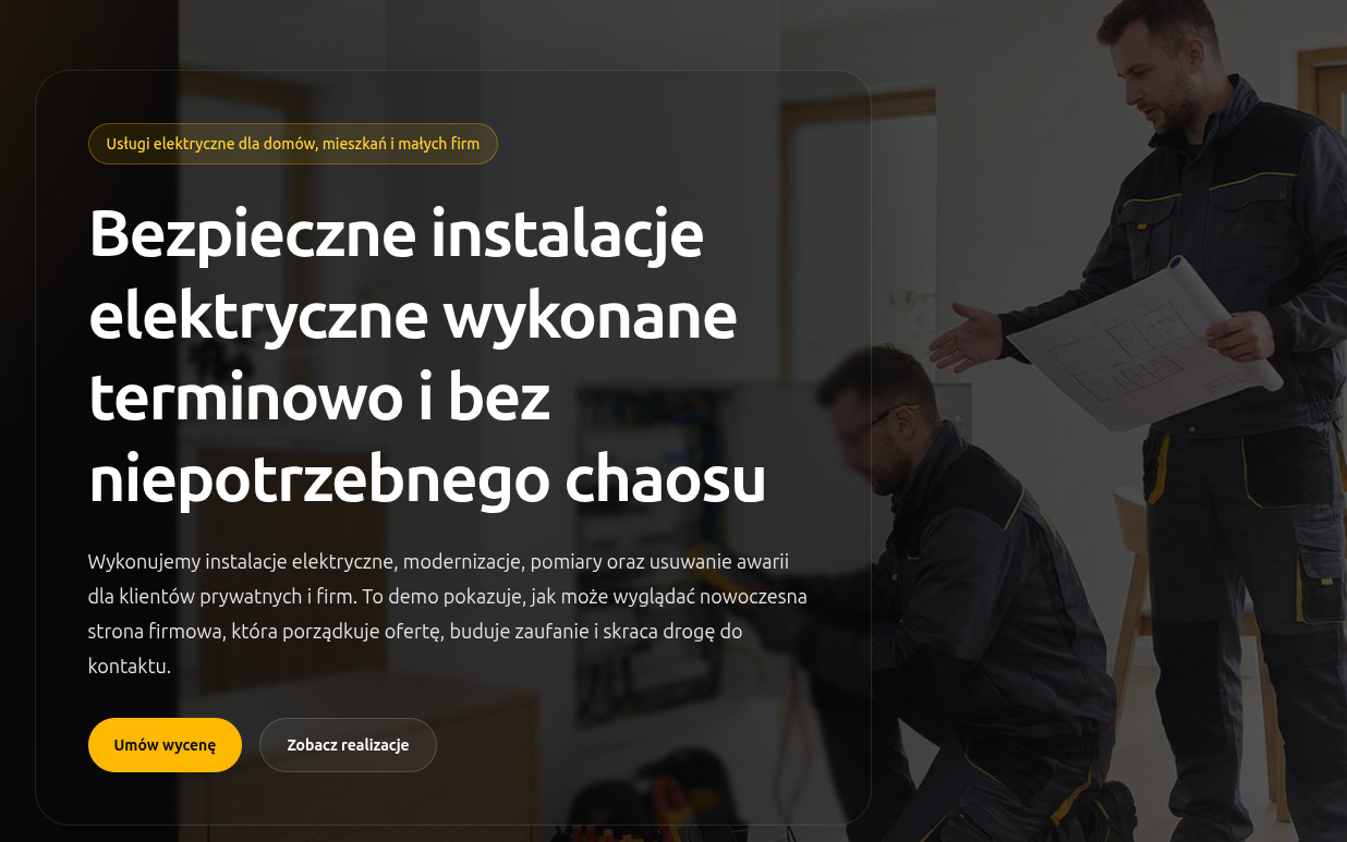 Strona Firmowa - Elektyka